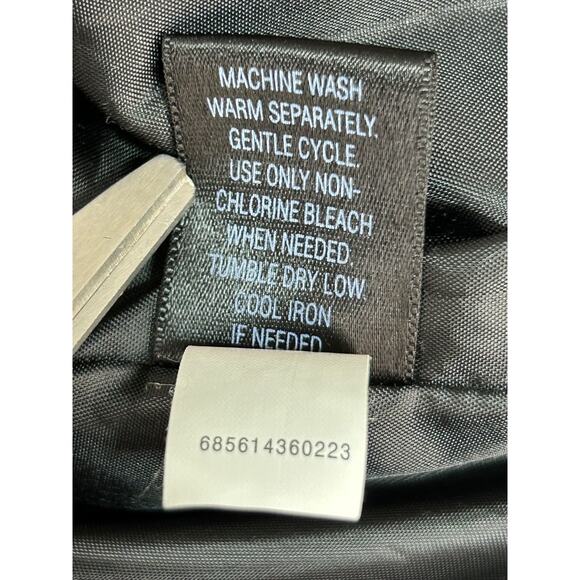 Croft and Barrow Coat Womens Size M Black Double Breasted Peacoat Winter Casual - Picture 9 of 12